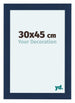 Como MDF Photo Frame 30x45cm Dark Blue Swept Front Size | Yourdecoration.com