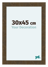 Como MDF Photo Frame 30x45cm Gold Antique Front Size | Yourdecoration.com