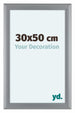 Como MDF Photo Frame 30x50cm Silver Matte Front Size | Yourdecoration.com