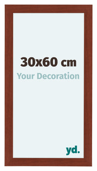 Como MDF Photo Frame 30x60cm Cherry Front Size | Yourdecoration.com