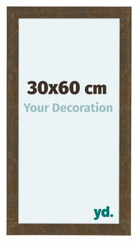 Como MDF Photo Frame 30x60cm Gold Antique Front Size | Yourdecoration.com
