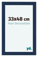 Como MDF Photo Frame 33x48cm Dark Blue Swept Front Size | Yourdecoration.com