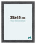 Como MDF Photo Frame 35x45cm Gray Swept Front Size | Yourdecoration.com