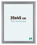 Como MDF Photo Frame 35x45cm Silver Matte Front Size | Yourdecoration.com