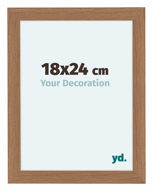 Como MDF Photo Frame 36x48cm Walnut Light Front Size | Yourdecoration.com