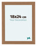 Como MDF Photo Frame 36x48cm Walnut Light Front Size | Yourdecoration.com