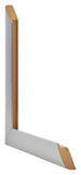 Como MDF Photo Frame 37 5x98cm Aluminum Brushed Intersection | Yourdecoration.com