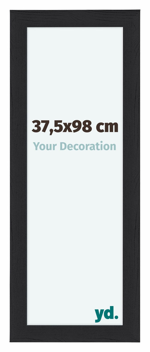 Como MDF Photo Frame 37 5x98cm Black Woodgrain Front Size | Yourdecoration.com