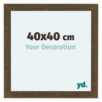 Como MDF Photo Frame 40x40cm Gold Antique Front Size | Yourdecoration.com