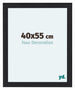Como MDF Photo Frame 40x55cm Black Woodgrain Front Size | Yourdecoration.com