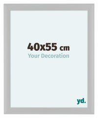 Como MDF Photo Frame 40x55cm White High Gloss Front Size | Yourdecoration.com