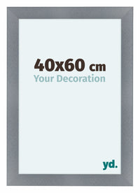 Como MDF Photo Frame 40x60cm Aluminium Brushed Front Size | Yourdecoration.com