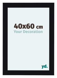 Como MDF Photo Frame 40x60cm Black High Gloss Front Size | Yourdecoration.com