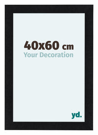 Como MDF Photo Frame 40x60cm Black Matte Front Size | Yourdecoration.com