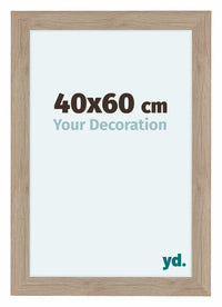 Como MDF Photo Frame 40x60cm Oak Light Front Size | Yourdecoration.com