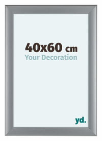 Como MDF Photo Frame 40x60cm Silver Matte Front Size | Yourdecoration.com