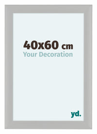 Como MDF Photo Frame 40x60cm White Woodgrain Front Size | Yourdecoration.com