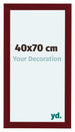 Como MDF Photo Frame 40x70cm Wine Red Swept Front Size | Yourdecoration.com