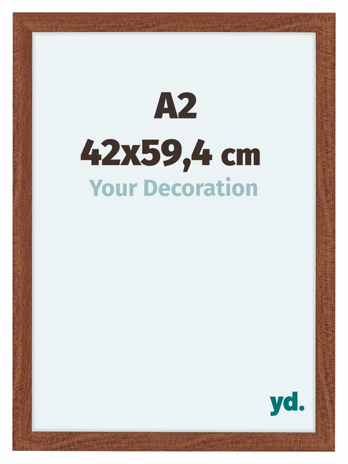 Como MDF Photo Frame 42x59 4cm A2 Walnut Front Size | Yourdecoration.com