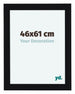 Como MDF Photo Frame 46x61cm Black High Gloss Front Size | Yourdecoration.com