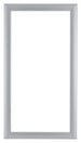 Como MDF Photo Frame 50x100cm Silver Matte Front | Yourdecoration.com