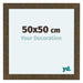 Como MDF Photo Frame 50x50cm Gold Antique Front Size | Yourdecoration.com