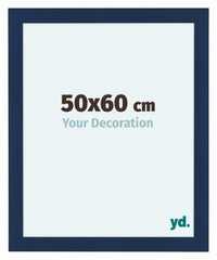 Como MDF Photo Frame 50x60cm Dark Blue Swept Front Size | Yourdecoration.com