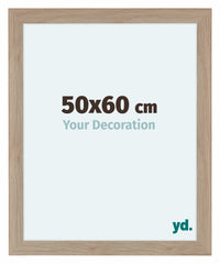 Como MDF Photo Frame 50x60cm Oak Light Front Size | Yourdecoration.com
