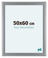 Como MDF Photo Frame 50x60cm Silver Matte Front Size | Yourdecoration.com