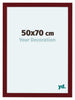 Como MDF Photo Frame 50x70cm Wine Red Swept Front Size | Yourdecoration.com