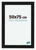Como MDF Photo Frame 50x75cm Black Matte Front Size | Yourdecoration.com
