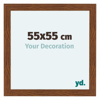 Como MDF Photo Frame 55x55cm Oak Rustiek Front Size | Yourdecoration.com
