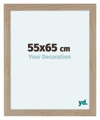 Como MDF Photo Frame 55x65cm Oak Light Front Size | Yourdecoration.com