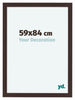 Como MDF Photo Frame 59x84cm Oak Dark Front Size | Yourdecoration.com