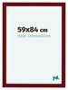 Como MDF Photo Frame 59x84cm Wine Red Swept Front Size | Yourdecoration.com