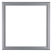 Como MDF Photo Frame 60x60cm Silver Matte Front | Yourdecoration.com