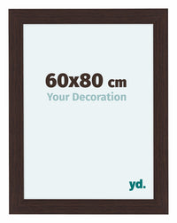 Como MDF Photo Frame 60x80cm Oak Dark Front Size | Yourdecoration.com