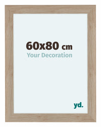 Como MDF Photo Frame 60x80cm Oak Light Front Size | Yourdecoration.com