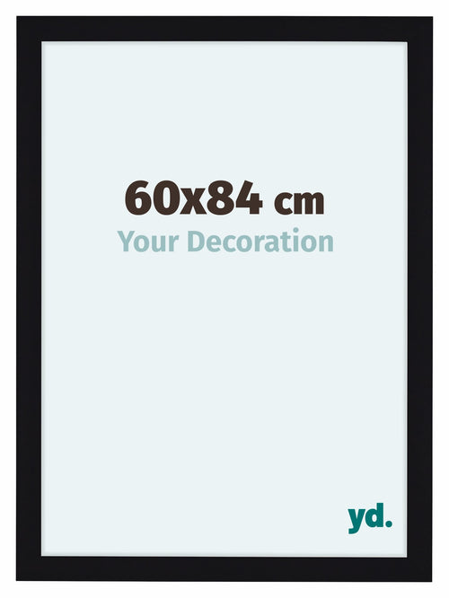 Como MDF Photo Frame 60x84cm Black High Gloss Front Size | Yourdecoration.com