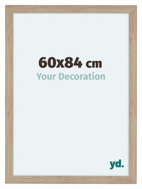 Como MDF Photo Frame 60x84cm Oak Light Front Size | Yourdecoration.com