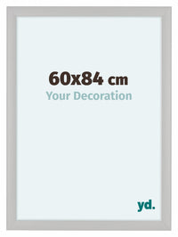 Como MDF Photo Frame 60x84cm White Woodgrain Front Size | Yourdecoration.com