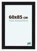 Como MDF Photo Frame 60x85cm Black Matte Front Size | Yourdecoration.com