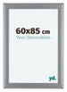 Como MDF Photo Frame 60x85cm Silver Matte Front Size | Yourdecoration.com