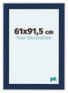 Como MDF Photo Frame 61x91 5cm Dark Blue Swept Front Size | Yourdecoration.com