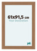 Como MDF Photo Frame 61x91 5cm Walnut Light Front Size | Yourdecoration.com