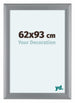 Como MDF Photo Frame 62x93cm Silver Matte Front Size | Yourdecoration.com
