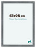 Como MDF Photo Frame 67x98cm Iron Swept Front Size | Yourdecoration.com