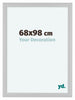 Como MDF Photo Frame 68x98cm White High Gloss Front Size | Yourdecoration.com