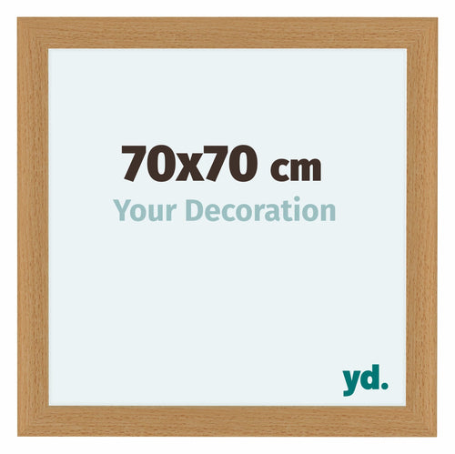 Como MDF Photo Frame 70x70cm Beech Front Size | Yourdecoration.com
