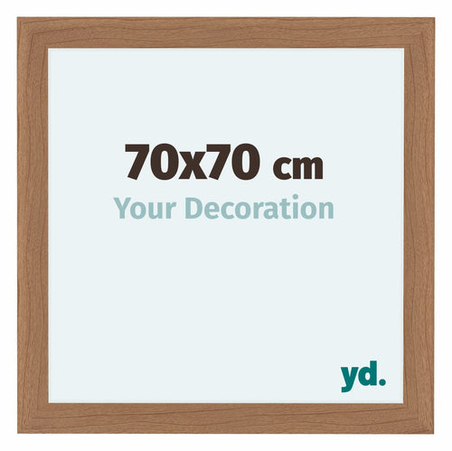 Como MDF Photo Frame 70x70cm Walnut Light Front Size | Yourdecoration.com